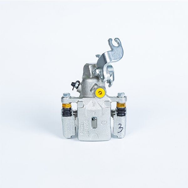 Floating rear caliper